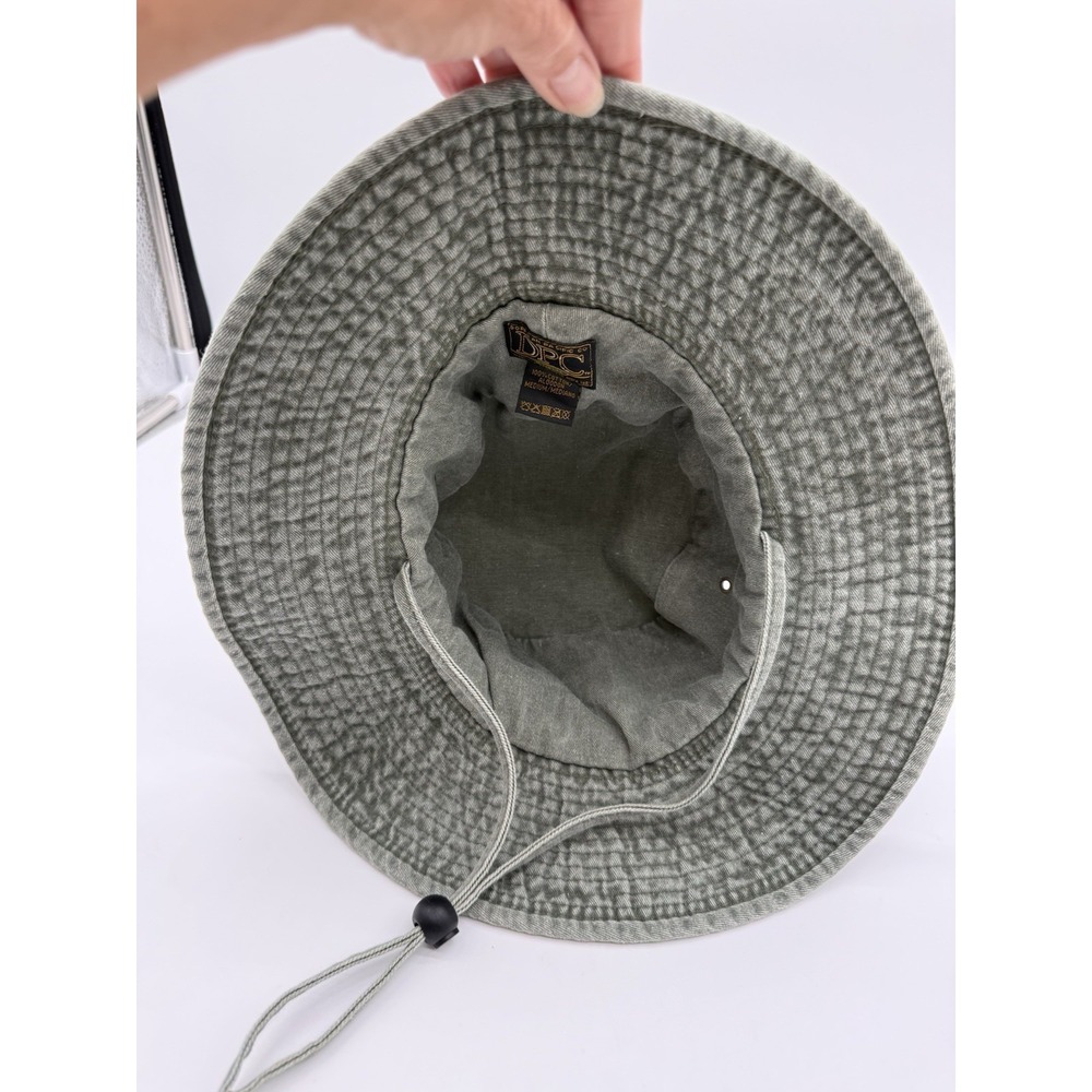 Dorfman Pacific Co. Summer Time Floppy Hat Olive Green Medium Unisex Sun Hat - Picture 7 of 9